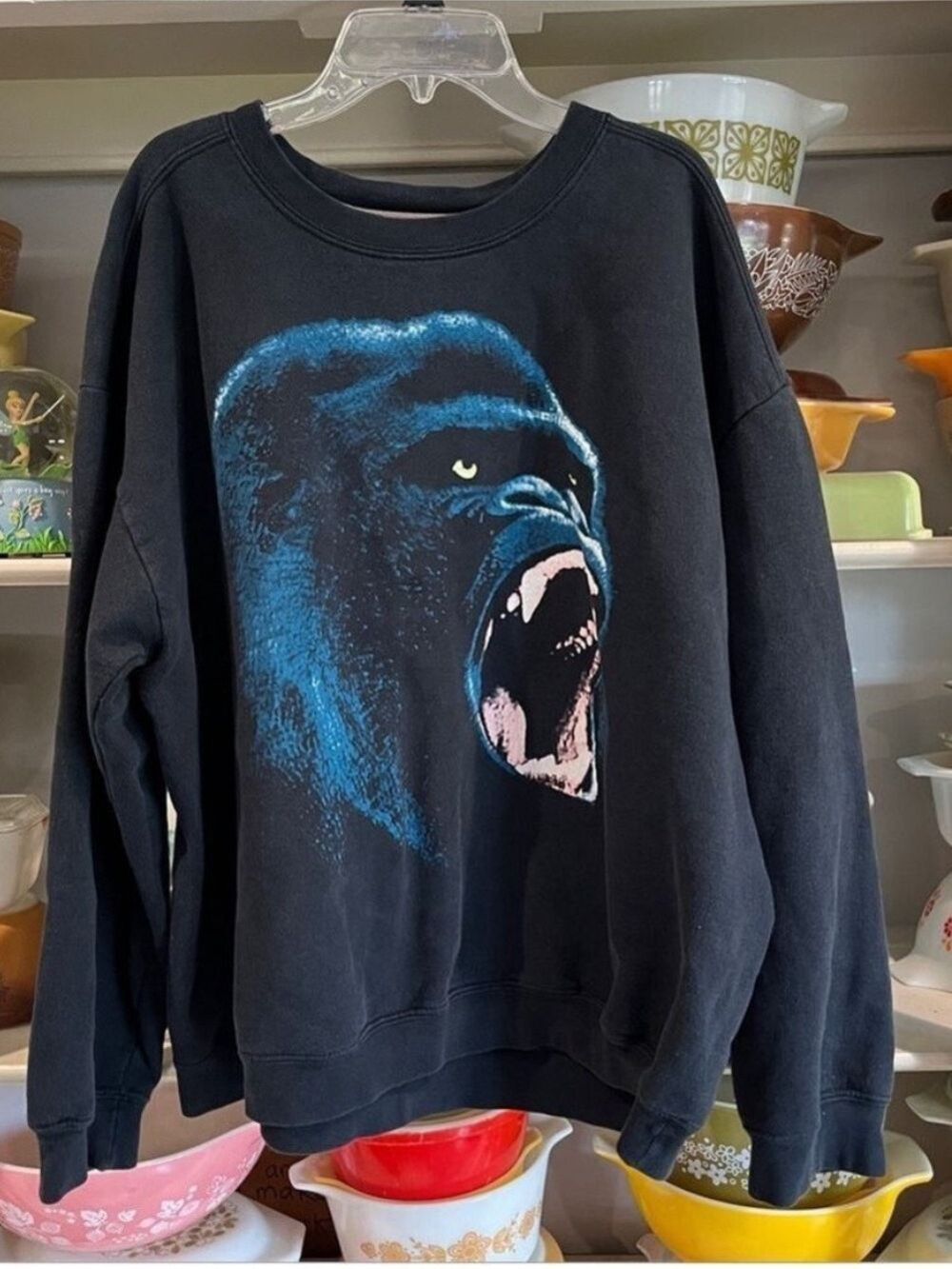 21 MEN 90s Vintage Gorilla Kong Crewneck Sweatshirt Made In USA - Size XL